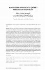 Research paper thumbnail of A Derridean Approach to Qatar's Paradox of Hospitality: FIFA, Souq Waqif, and the Ship of Theseus