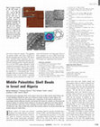 Research paper thumbnail of Middle Paleolithic Shell Beads in Israel and Algeria