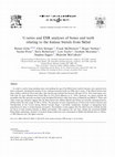 Research paper thumbnail of U-series and ESR analyses of bones and teeth relating to the human burials from Skhul