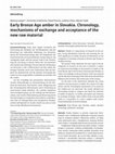 Research paper thumbnail of Early Bronze Age amber in Slovakia. Chronology, mechanisms of exchange and acceptance of the new raw material