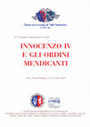 Research paper thumbnail of Innocenzo IV e gli ordini Mendicanti