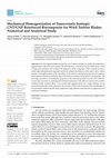 Research paper thumbnail of Mechanical Homogenization of Transversely Isotropic CNT/GNP Reinforced Biocomposite for Wind Turbine Blades: Numerical and Analytical Study