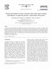 Research paper thumbnail of Damage development in thick composite tubes under impact loading and influence on implosion pressure: experimental observations