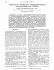 Research paper thumbnail of Catalysis by 18 + δ Compounds. Cyclooligomerization of Acetylenes Catalyzed by Co(CO)3L2