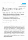 Research paper thumbnail of A Proposed Scalable Design and Simulation of Wireless Sensor Network-Based Long-Distance Water Pipeline Leakage Monitoring System