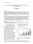 Research paper thumbnail of Narrowing the Language Gap for Africa's Learners: A Pathway for Change Model