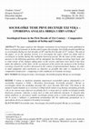 Research paper thumbnail of Sociological issues in the first decade of 21st century: Comparative analysis of Serbia and Croatia