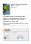 Research paper thumbnail of School leaders’ perceptions on comprehensive school counseling (CSC) evaluation processes: Adherence and implementation of the American School Counselor Association (ASCA) National Model