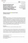 Research paper thumbnail of Preparing School and District Leaders for Success in Developing and Facilitating Integrative STEM in Higher Education