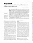 Research paper thumbnail of Lung function over six years among professional divers