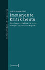 Research paper thumbnail of J. M. Romero (ed.): Immanente Kritik heute (2014): Libro completo