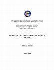 Research paper thumbnail of The developing countries in world trade