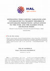 Research paper thumbnail of Estimating time-varying variances and covariances via nearest neighbour multivariate predictions: applications to the NYSE and the Madrid Stock Exchange Index