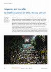 Research paper thumbnail of Jovens nas ruas: as manifestações no Chile, México e Brasil