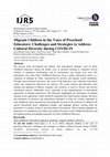 Research paper thumbnail of Migrant Children in the Voice of Preschool Educators: Challenges and Strategies to Address Cultural Diversity during COVID-19