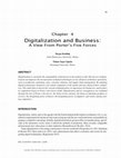 Research paper thumbnail of Digitalization and Business: A View From Porter's Five Forces