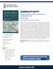 Research paper thumbnail of Garden of Egypt: Irrigation, Society, and the State in the Premodern Fayyum