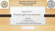 Research paper thumbnail of Jan Turek 2024: Archaeology and human rights LESSON 11: Human rights for ancestors