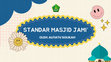 Research paper thumbnail of Standar Masjid Jami'