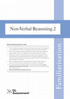 Research paper thumbnail of GL Assessment 11 Plus Familiarisation Non Verbal Reasoning Test 2 Booklet