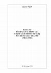 Research paper thumbnail of BÁO CÁO  ĐÁNH GIÁ TÁC ĐỘNG CỦA  CHÍNH SÁCH TRONG ĐỀ NGHỊ  XÂY DỰNG LUẬT LUẬT SƯ  (THAY THẾ)