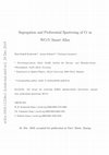 Research paper thumbnail of Segregation and preferential sputtering of Cr in WCrY smart alloy