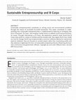 Research paper thumbnail of Sustainable Entrepreneurship and B Corps