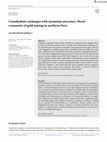 Research paper thumbnail of Cannibalistic exchanges with mountain-ancestors: Moral economies of gold mining in northern Peru