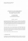 Research paper thumbnail of Aisthesis en El Realismo Crítico De La Ciudad y Los Perros De Mario Vargas Llosa