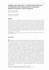 Research paper thumbnail of Linkages and Connections: A Framework for Research in Information and Communication Technologies, Regional Integration, and Development