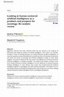 Research paper thumbnail of Looking at human-centered artificial intelligence as a problem and prospect for sociology: An analytic review