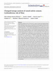 Research paper thumbnail of Clumped isotope analysis of zoned calcite cement, Carboniferous, Isle of Man