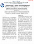 Research paper thumbnail of A Hybrid Machine Learning Approach for Intrusion Detection and Mitigation on IoT Smart Healthcare