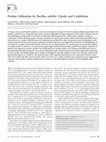 Research paper thumbnail of Proline Utilization by Bacillus subtilis: Uptake and Catabolism