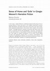 Research paper thumbnail of Sense of Home and 'Exile' in Giorgio Messori's Narrative Fiction