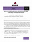 Research paper thumbnail of Performance evaluation of cryogenically treated tungsten carbide tool in milling operation on OHNS material