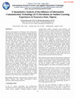 Research paper thumbnail of A Quantitative Analysis of the Influence of Information Communication Technology (ICT) Revolution on Student Learning Experiences in Nasarawa State, Nigeria