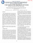 Research paper thumbnail of A QoS Analysis of SHA Algorithms for IoT Systems