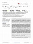 Research paper thumbnail of The effect of captivity on craniomandibular and calcaneal ontogenetic trajectories in wild boar