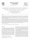 Research paper thumbnail of Long-term effects of early parental loss due to divorce on the HPA axis