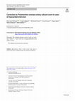 Research paper thumbnail of Correction to: Postmortem coronary artery calcium score in cases of myocardial infarction