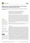 Research paper thumbnail of High Frequency Analysis and Optimization of Planar Spiral Inductors Used in Microelectronic Circuits