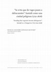 Research paper thumbnail of “Se evita que de vagos pasen a delincuentes”: Santafé como una ciudad peligrosa (1750-1808)