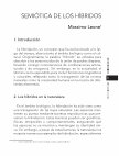 Research paper thumbnail of 2024 - Semiótica de los híbridos