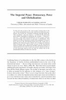 Research paper thumbnail of The Imperial Peace:: Democracy, Force and Globalization