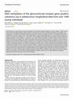 Research paper thumbnail of DNA methylation of the glucocorticoid receptor gene predicts substance use in adolescence: longitudinal data from over 1000 young individuals