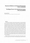 Research paper thumbnail of El proceso de Bolonia en el horizonte latinoamericano: límites y posibilidades