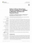 Research paper thumbnail of Safety of African Swine Fever Vaccine Candidate Lv17/WB/Rie1 in Wild Boar: Overdose and Repeated Doses