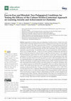 Research paper thumbnail of Face-to-Face and Blended: Two Pedagogical Conditions for Testing the Efficacy of the Culturo-Techno-Contextual Approach on Learning Anxiety and Achievement in Chemistry