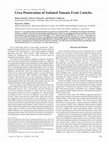 Research paper thumbnail of Urea Penetration of Isolated Tomato Fruit Cuticles